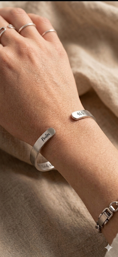 Psalm 46:5 silver cuff bracelet, faith-inspired jewelry, christian gift for women, motivational bible verse accessory, religious jewelry, god is within her bracelet."