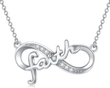 Dog/Paw Print/Infinity Necklace for Women 925 Sterling Silver Heart Dogs Pendant Necklaces Jewelry Christmas Birthday Gifts for Dog Lovers Friends