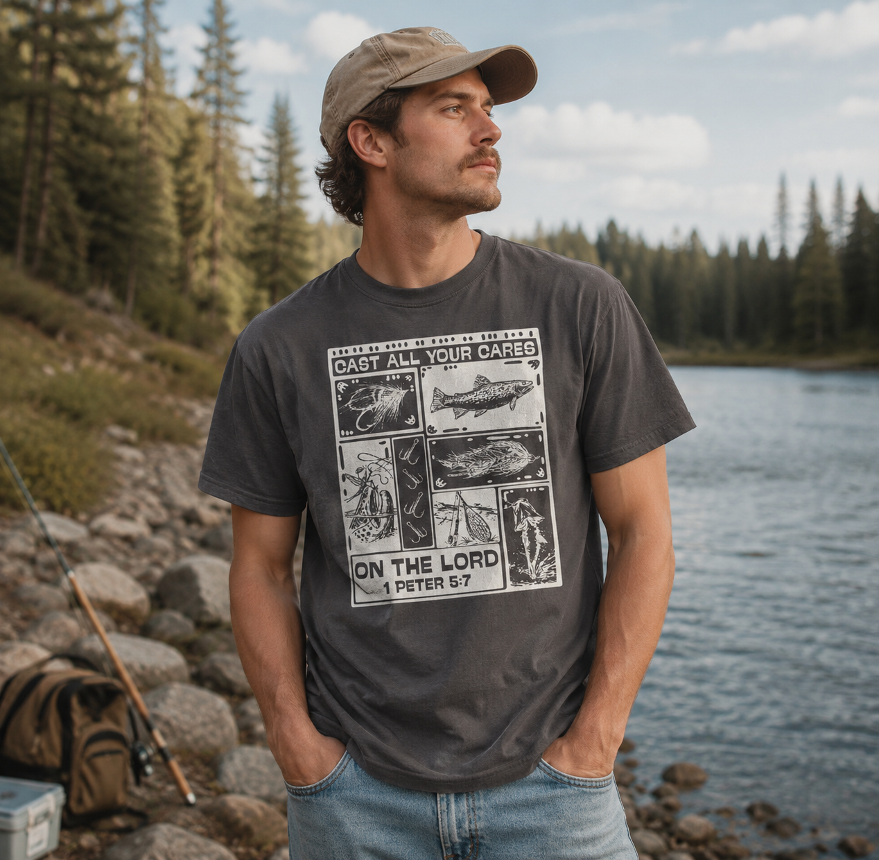 Cast All Your Cares Tee